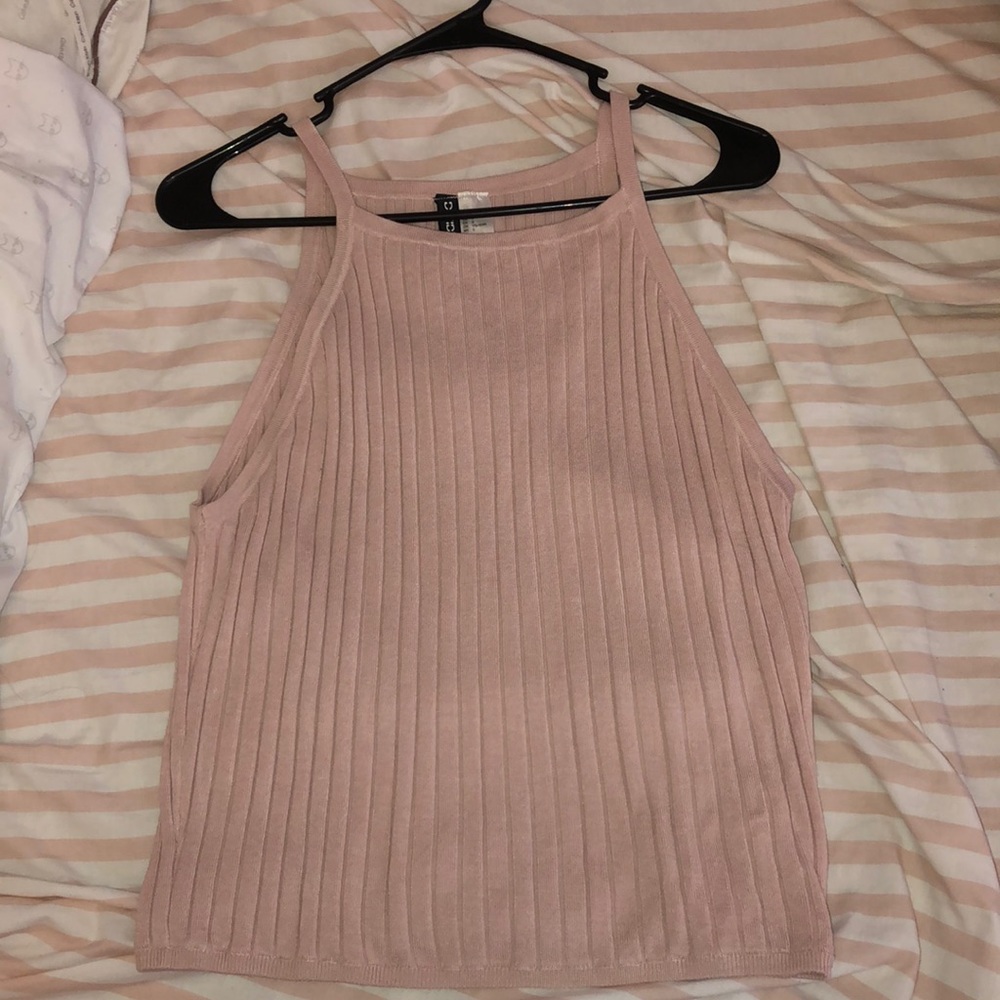 Light Mauve Sweater Tank Top
